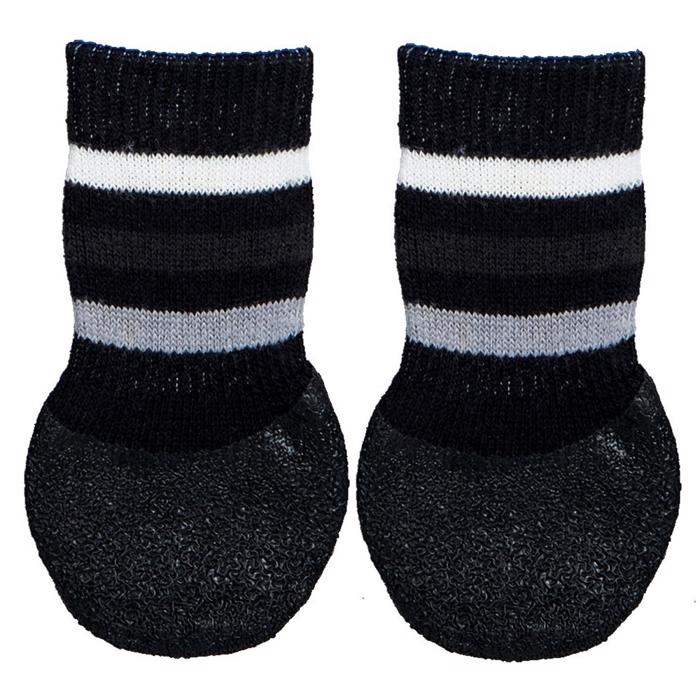 Trixie All-Round Non-Slip Rubber Anti Slip Hundstrumpor Svart