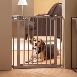 Savic Dog Gate 2 Ways 75 cm hög i grått