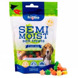 Frigera Semi Moist Soft, spannmålsfri hundgodis med fruktblandning 165g - DATOVARER