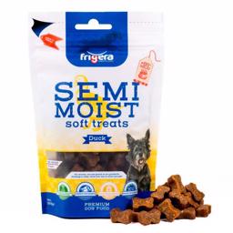 Frigera Semi Moist Soft Grain Free Dog Treats with Duck 165g