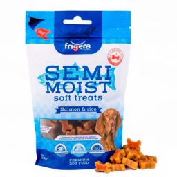 Frigera Semi Moist Soft Hundgodis med lax & ris 165g