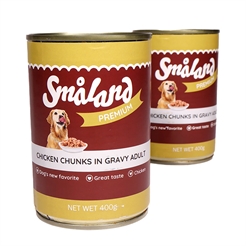 Småland Premium Våtfoder Chunks In Gravy Adult CHICKEN