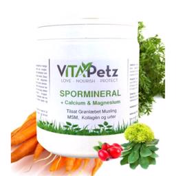 VitaPetz Spårmineral med kalcium och magnesium bibehåller god hälsa