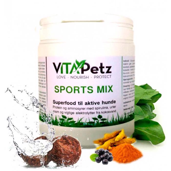 VitaPetz Sports Mix Superfood för aktiva hundar nu med probiotika