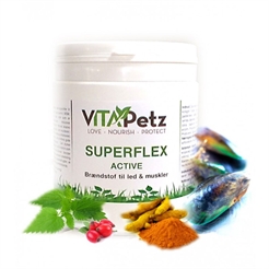 VitaPetz Superflex Active bidrar till normal led- och muskelfunktion