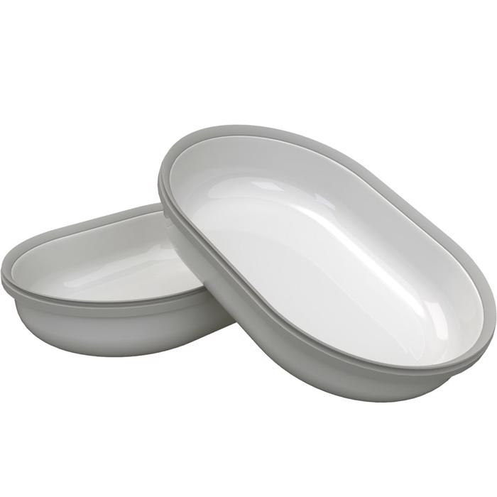 Sureflap Matskål för SureFeed Matare 1 Fack 2 St GRÅ