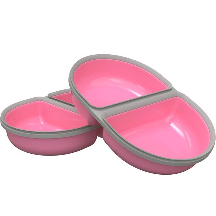 Matskål till SureFeed Foderautomat 2 Fack 2 st PINK