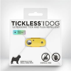 Tickless Pet Mini UltraSonic Kryp Skrämmare Uppladdningsbar GUL