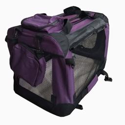 Topmast Tygbur för Hunden Hopfällbart Lila 102x69 cm