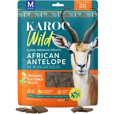 KAROO Wild Super Premium Trail Bites Färskt Antilopkött & Oregano 227g