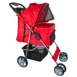 Hundvagn Stroller i vacker röd