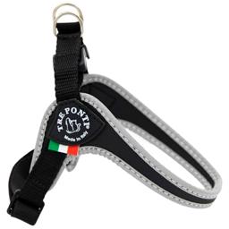 Tre Ponti Mini Step-in Hundsele Justerbar SVART