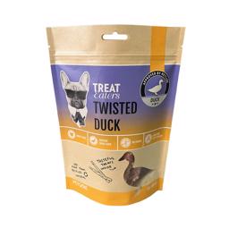 TreatEaters Twisted Duck Tuggpinnar av oxskinn med ankfilé 180g