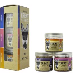 TreatEaters Mini Treats Mix Pack 3 x 70 g Kyckling Anka & Fisk - DATUM VAROR
