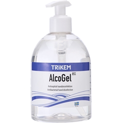Trikem AlcoGel 85% Bakteriedödande För Desinfektion Av Händerna