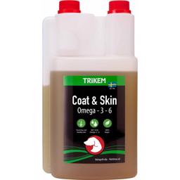 Trikem Coat & Skin Omega 3-6 MCT Lecithin Oil För hundar 1000ml
