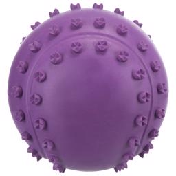 Trixie Leksaksboll Till Hunden med Pipljud LILA Ø9cm