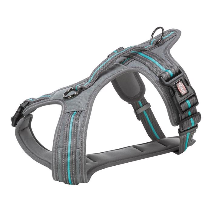 Trixie Fusion Touring Dog Sele Design Graphite & Ocean
