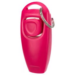 Trixie Hund Klicker och Visselpipa 2i1 för hundträning i Rosa