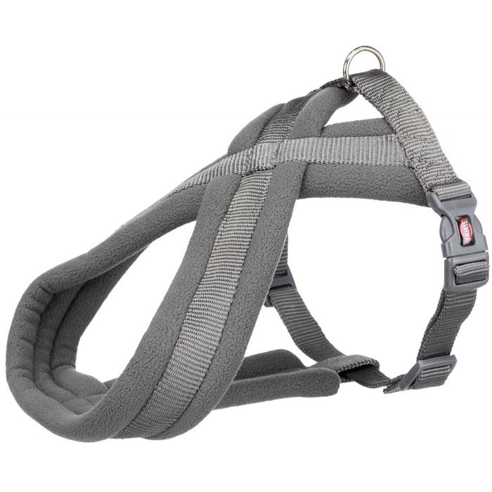 Trixie Premium Hundsele Med Fleece i Graphite Grå