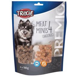 Trixie Premio 4 Meat Minis Dog Guffer 4 x 100 gram Multipack