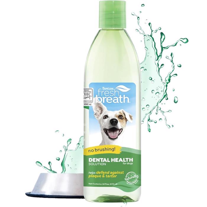 TropiClean Water Additive Oral Care Healthy Dog Mouth Original GreenTea