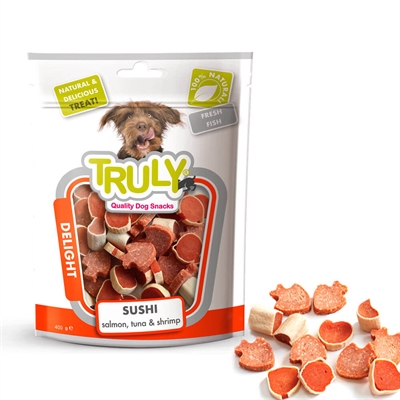 Truly Doggy Sushi Bar Fisk och Omega 400g