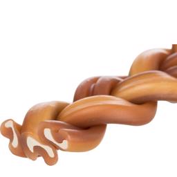 Ox Energy Chewing Bone Braid Bull Pizzle Med Kycklingfyllning 25 cm