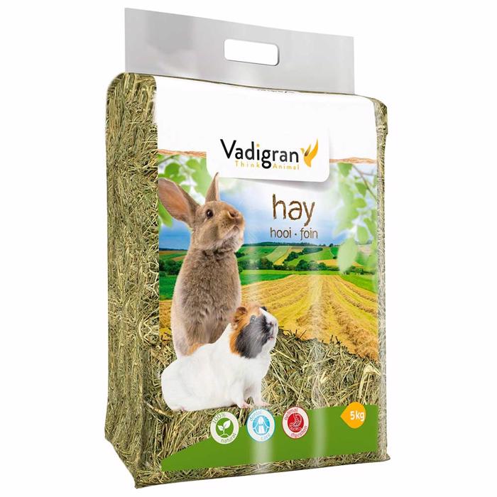 Vadigran Fiber och Bjergeng Hay för kaniner och marsvin 5kg