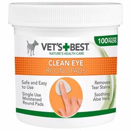 Vets Best Clean Eye Engångsrengöringsservetter För Hundögon 100st