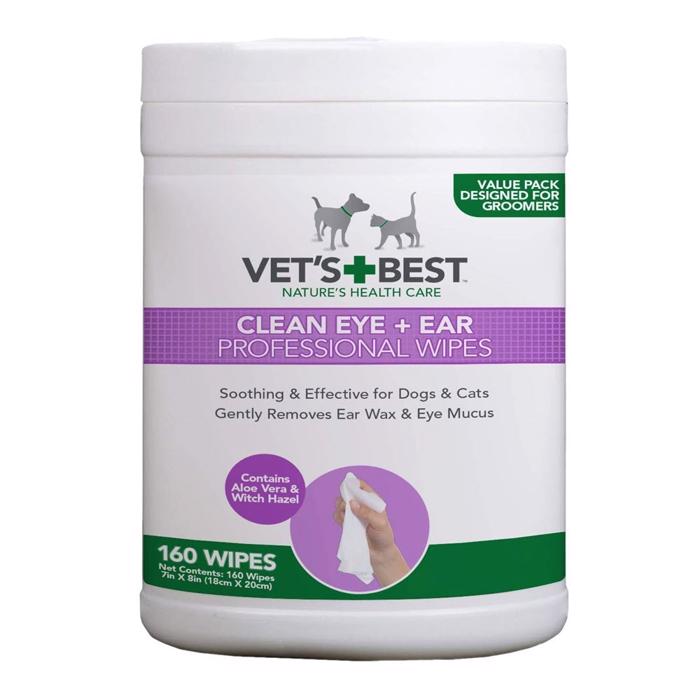 Vets Best Clean Eye And Ear Wipes 160st Rengör Öron & Ögon