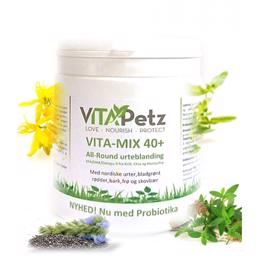 VitaPetz Vita-Mix 40+ allround örtblandning krill, chia och hampafrön