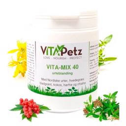 VitaPetz Vita-Mix 40 Örtblandning Nu Med Probiotika För Hundar