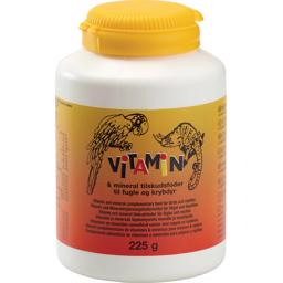 Diafarm Vitamin- och Mineralfodertillskott för fåglar och reptiler 225g