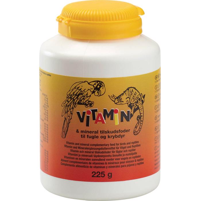 Diafarm Vitamin- och Mineralfodertillskott för fåglar och reptiler 225g