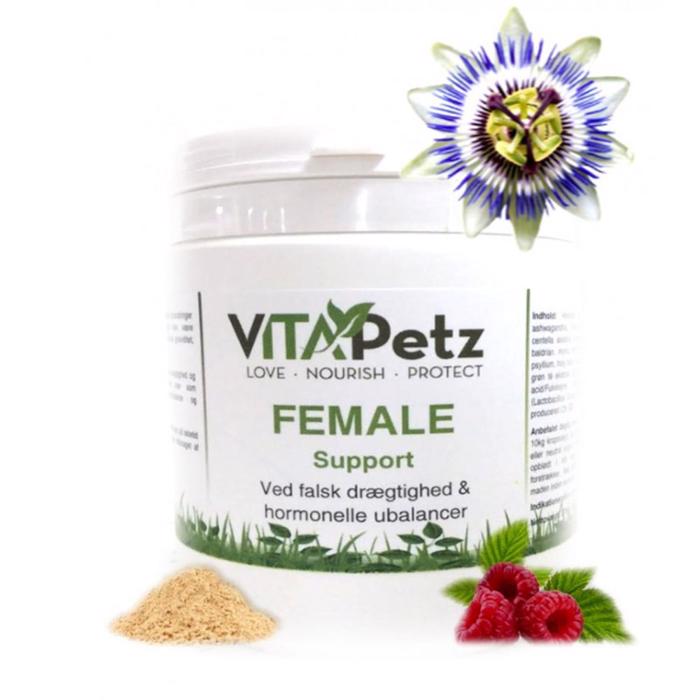 VitaPetz Female Support Kosttillskott För Skendräktighet & Hormonella Obalanser