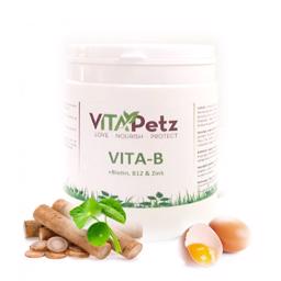 VitaPetz Vita-B Whole Food med naturligt innehåll av biotin, B12 och zink