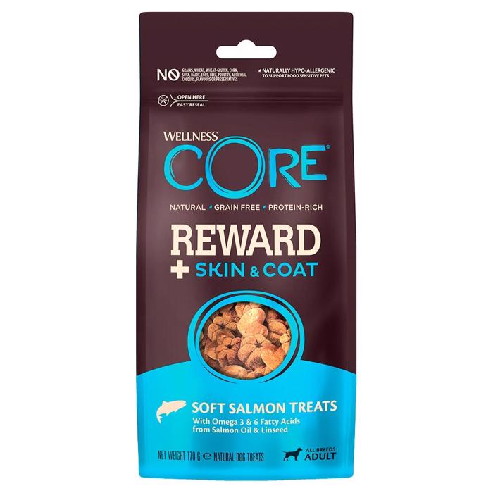 Wellness Core Reward+ Skin & Coat Godis med Lax 170g