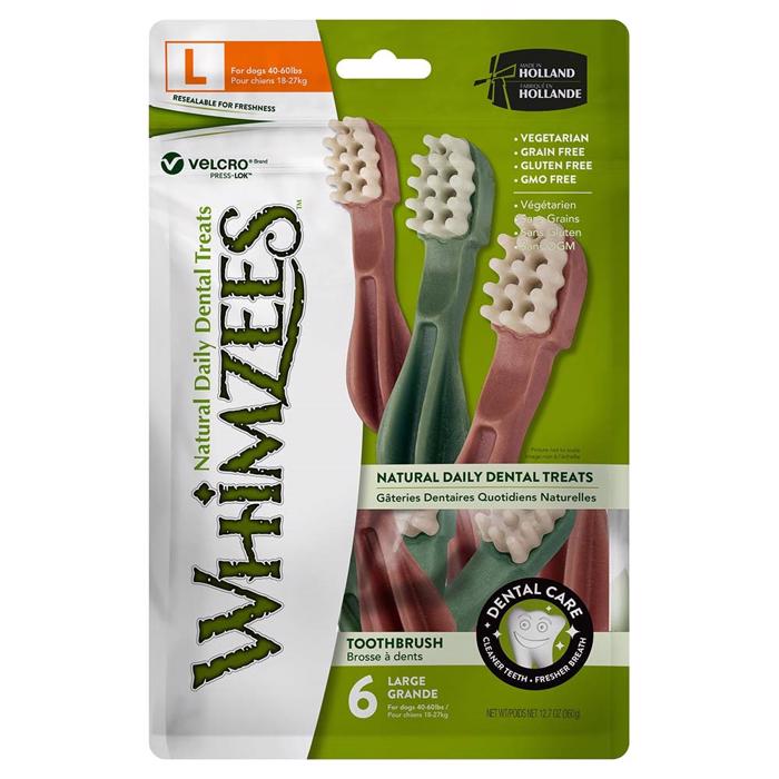 Whimzees Dental Tandborste 6st LARGE