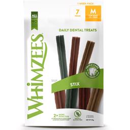 Whimzees Dental Stix Tuggben 1Week Pack MEDIUM 7st