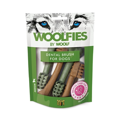 Woolfies by Woolf Dental Brush Medium Tandborste För Din Hund